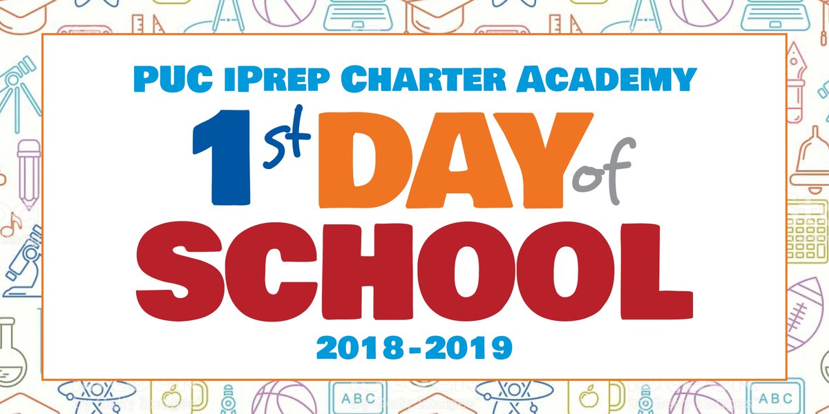 puciprep's tweet photo. August 20th is the first day of school for PUC iPrep Charter Academy for the 2018-2019 school year! We look forward to seeing all of our scholars on campus! #puciprep #firstdayofschool https://t.co/AWQg37SD60