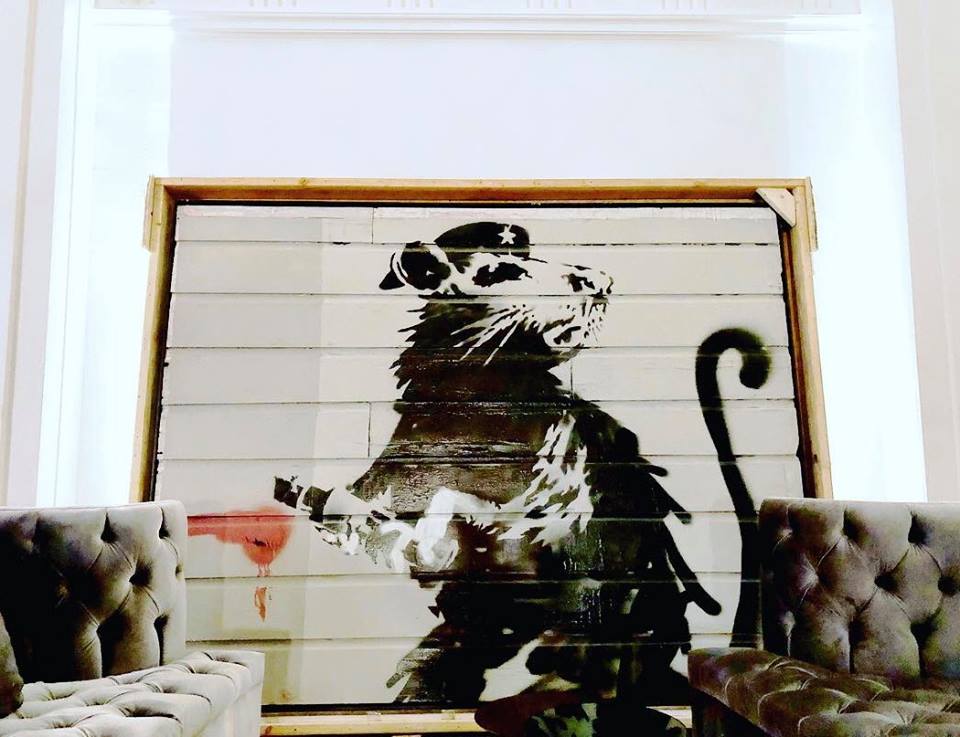 Come see the #HaightStreetRat at the The Mayfair Hotel in Downtown LA. There will be FREE screenings of Saving Banksy again this Thursday and Friday. Brian Greif, Executive Producer of the film and the guy who removed the Rat for preservation will be at both screenings.