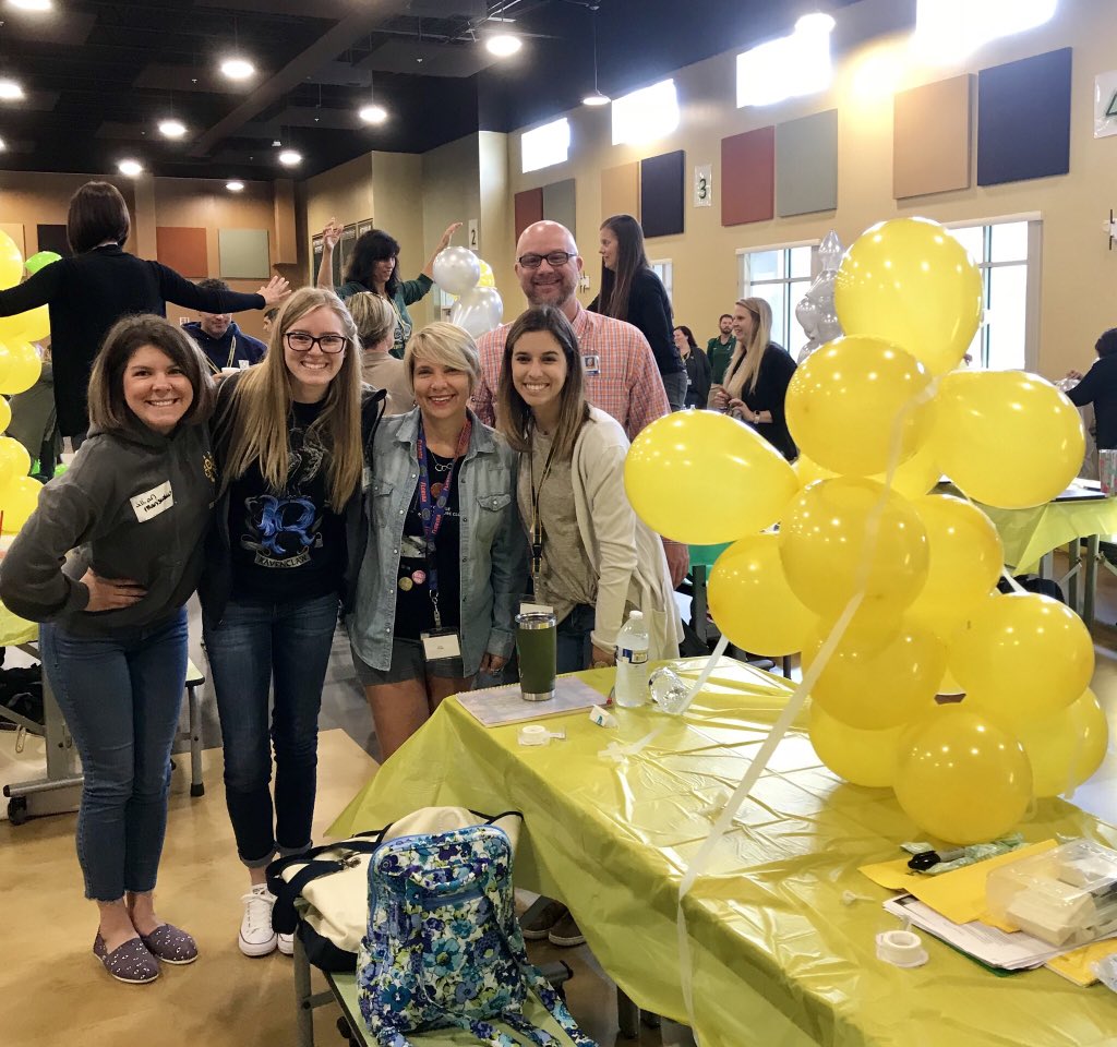 When English teachers are given the challenge to build a balloon tower! <a href="/TheCoyoteWay/">CypressCreek</a>