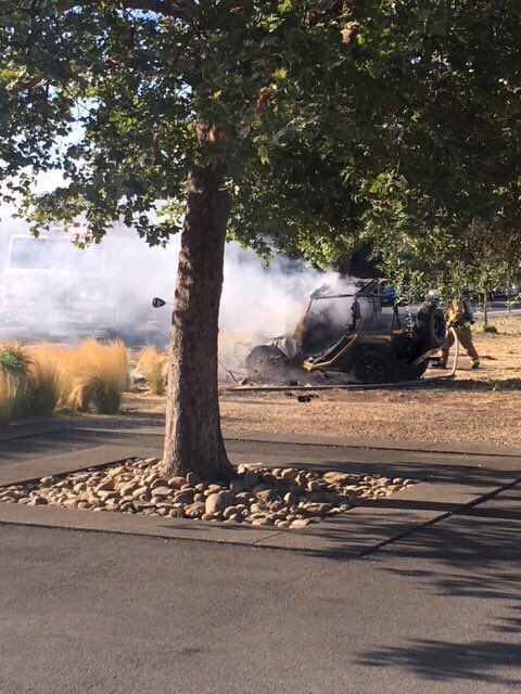 napacountyfire's tweet photo. Early this morning Engine 25 responded to a traffic collision on Silverado trail cross of Hardman. https://t.co/CwjbfCS18g