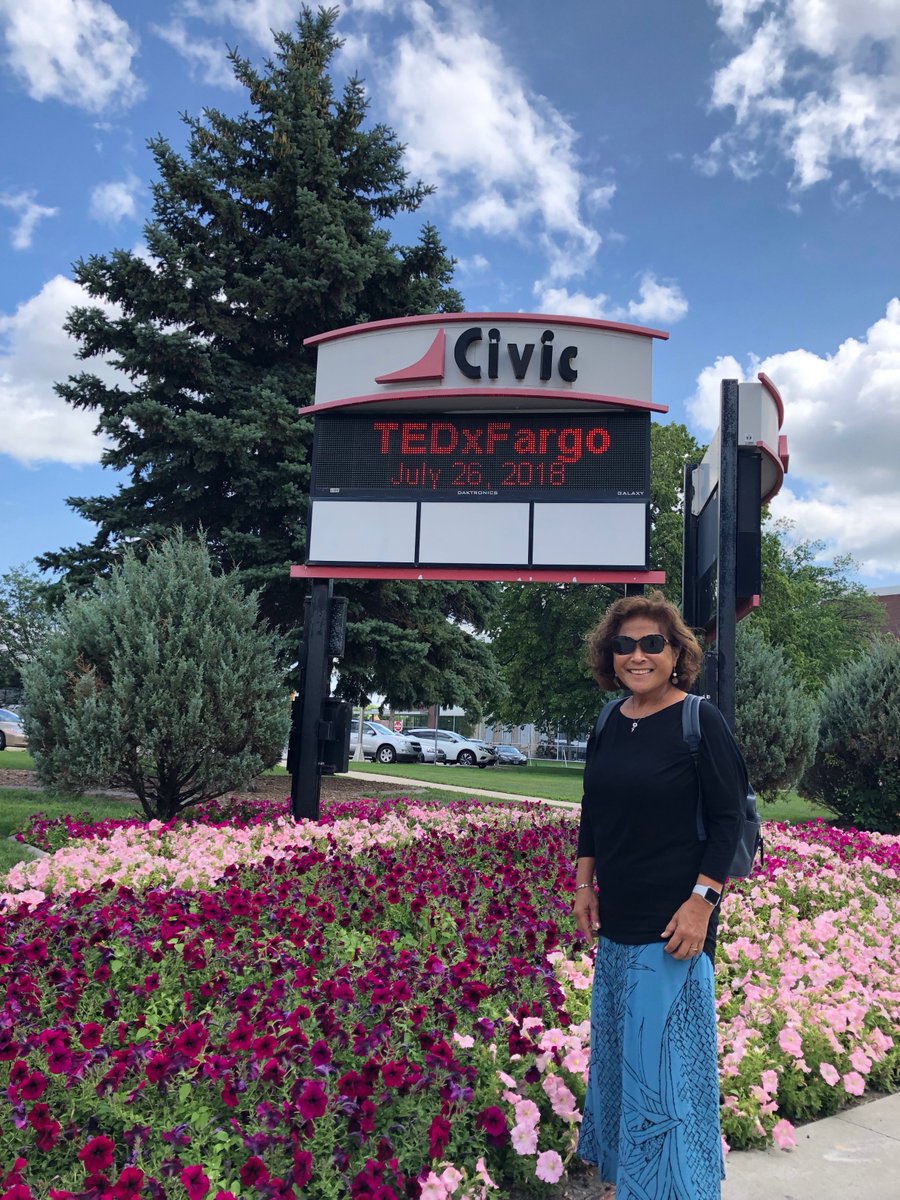 Candy <a href="/csuiso/">Candy Suiso</a> Suiso knows #whatschoolcouldbe as much as anyone on Planet Earth. Here she at the practice round of <a href="/TEDxFargo/">TEDxFargo</a> in N. Dakota. THANK YOU, Candy for bringing our Hawai'i to this special TEDx event!! We will be watching, tomorrow, live!!  @MLTSinHawaii <a href="/SPWHS/">SeariderProductions</a> <a href="/HIDOE808/">Hawai‘i Public Schools</a>