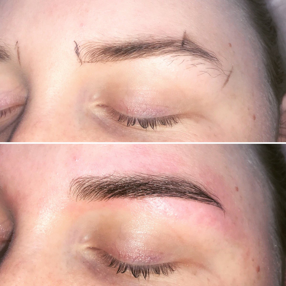 Couple of sexy little straights for the lovely Leigh-Ann ✨.. making sure she has a fleeky set for her gals hen do 👰🏻🥂🏝✈️☀️ #enjoy #hendo #brows #beauty #sassstudio #browartist #browjam #bossbabe