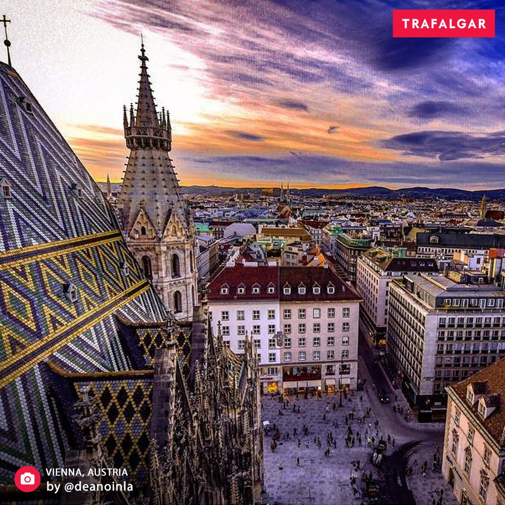 The rooftops of Vienna are so incredibly picturesque. Is Vienna on your list to visit? 🇦🇹 #Vienna #Austria 
📷  Deanoinla