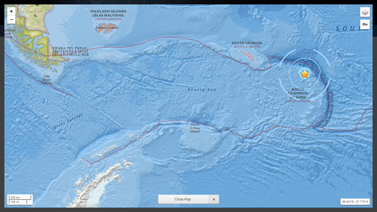 American Earthquakes Very Strong Earthquake Sismo Mww 5 7 591 Km Ese Of Grytviken Southgeorgiaisland Unitedkindom Depth 114 3 Km More Info At T Co 5w5jdwnqvs Eqvt Quake Daeargryn Crithtalun