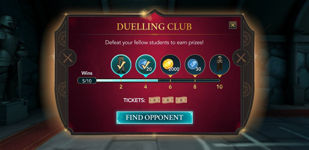 Goshinyhunter's tweet image. So far so good! @HogwartsMystery   #5togo