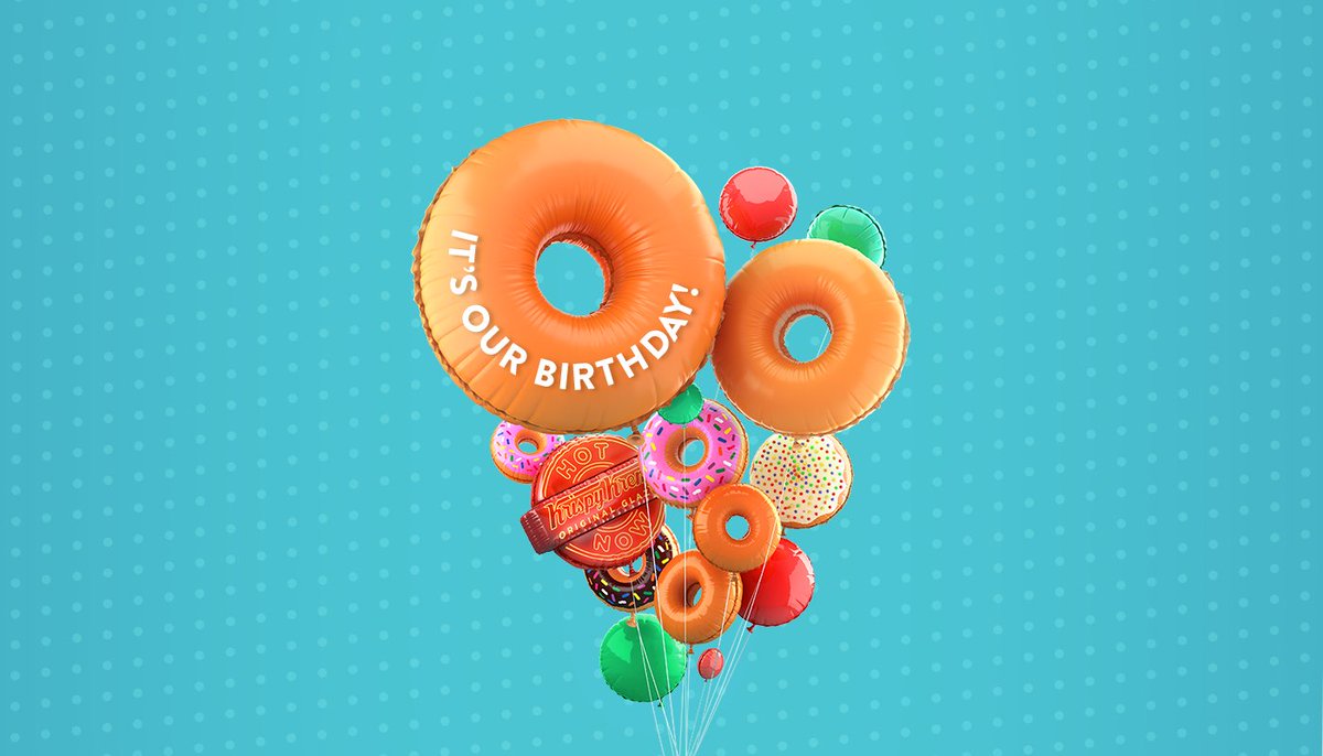 krispykreme's tweet photo. What’s better than our birthday? Celebrating by getting a dozen Original Glazed Doughnuts for $1 when you buy any dozen. We’ll see you this Friday, July 27 at a participating shop. #KrispyKremeBirthday https://t.co/hV1EPA0xN8