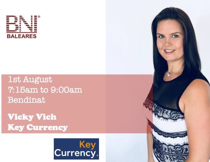 KeyCurrency_ES's tweet photo. On Wednesday the 1st of August @VickyVich, our Regional Sales Manager for the Balearics, will do a presentation of the various currency exchange services we offer and how to save money when you are transferring funds abroad. Event with invitation only, please PM to book a seat. https://t.co/HFIXKIbl3U