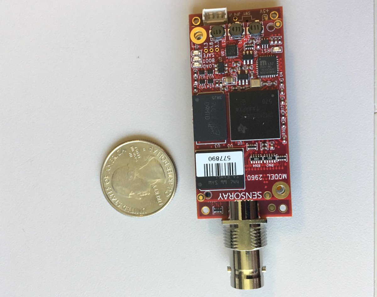 Sensoray's tweet image. Sensoray has a new Ultra compact HD-SDI Video board available either as USB Video capture device or Ethernet HD Video Server - contact greg@sensoray.com