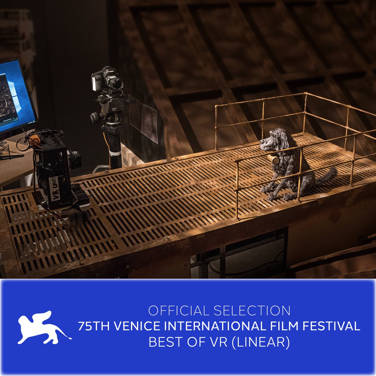 felixandpaul's tweet image. We are thrilled and honored to announce that Isle of Dogs: Behind The Scenes (In Virtual Reality) has been selected to be shown out of competition at the 75th Venice International Film Festival in the Best of VR category. @FoxNext #BiennaleCinema2018