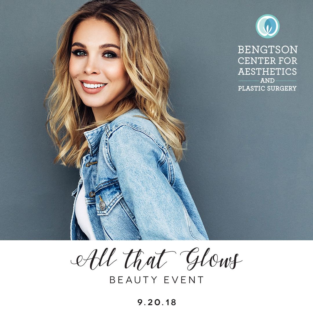 bengtsoncenter's tweet photo. The word is out, All That Glows is 9.20.18 #youreinvited #bcaps #beautyevent https://t.co/aPyv94YX22