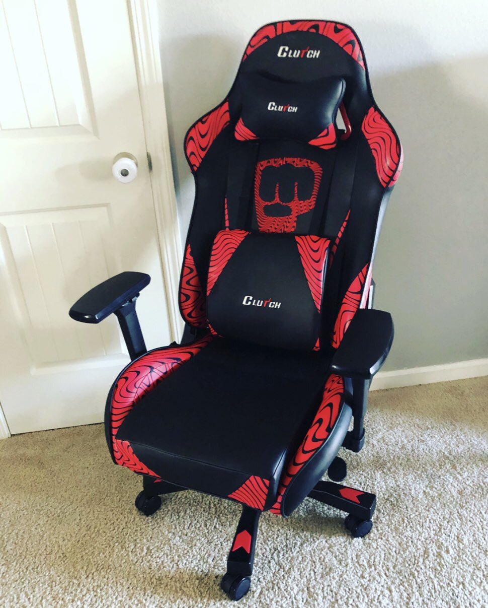 Pewdiepie Edition - Throttle Series Red Gaming Chair