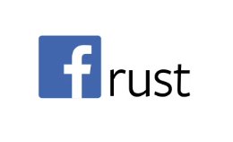 "frust", the "f" is stylized like the facebook logo