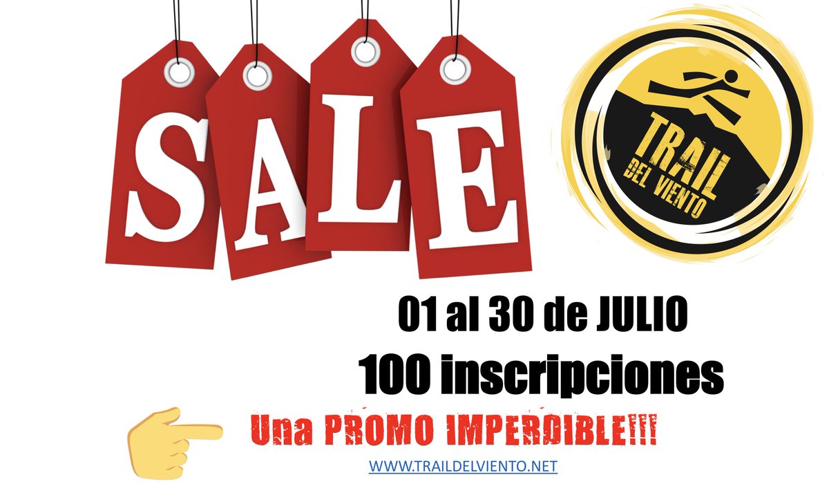 APROVECHA A INSCRIBIRTE ANTES DEL 30 DE JULIO! 
TARIFA PLANA, PROMOCION PARA EL 100% ! @andacollotur <a href="/ArielAravenaok/">Ariel Aravena</a> @MinisterioNQN <a href="/dani_pincu/">Dani Pincu</a> <a href="/CvalenciaTrail/">La Voz Del Trail</a>  #NORTENEUQUINO #trailrunning