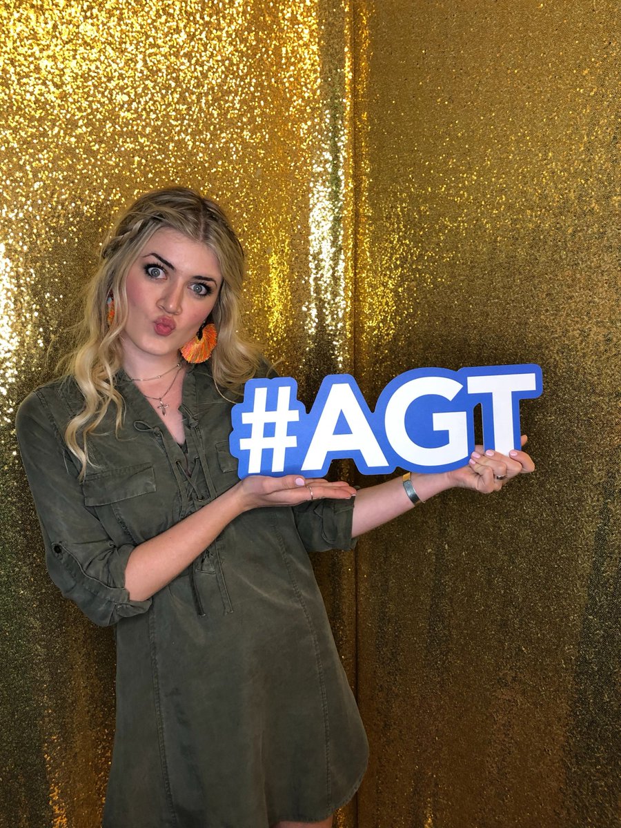 leahmathies's tweet photo. Tune in tomorrow night at 8 pm! EST #JudgeCuts  @AGT So excited! https://t.co/xjvTMGMQyz