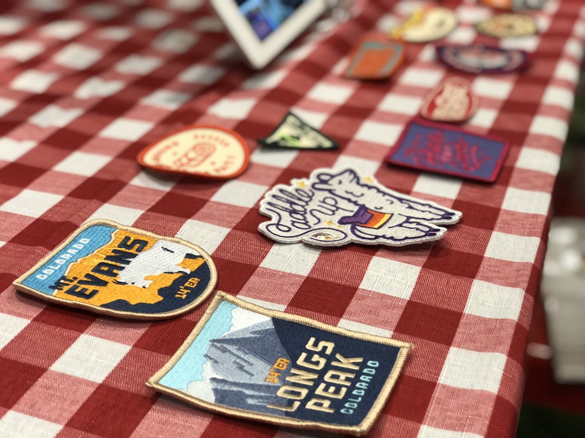 voltagead's tweet photo. Day 1 is ✔! Thanks for helping us rock @OutdoorRetailer for the first time! Come visit us tomorrow for Day 2 at booth #21287-SL, and pick up your free VTG #patcheswithapurpose. They’re going fast! https://t.co/uGZv6gsURm
