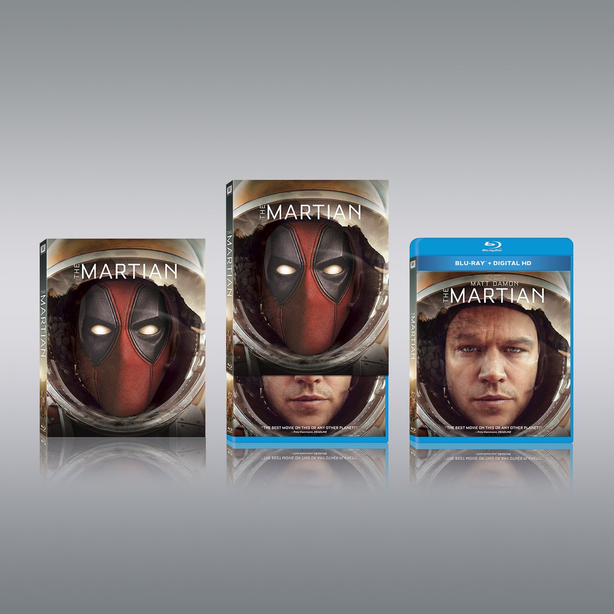 #Deadpool is at it again! Pre-order your special copy of #TheMartian from <a href="/Walmart/">Walmart</a> today. bit.ly/DeadpoolWalmart