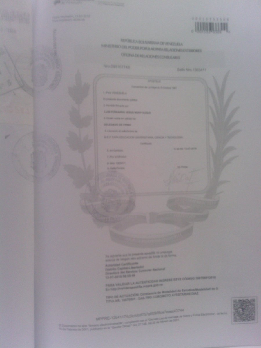 sancler84's tweet photo. Otra gestion exitosa. Se realizan tramites de Apostilla, Gtu solo con la foto del doc, certificaciones UCV y mas #apostilla https://t.co/kcVTdp94UI
