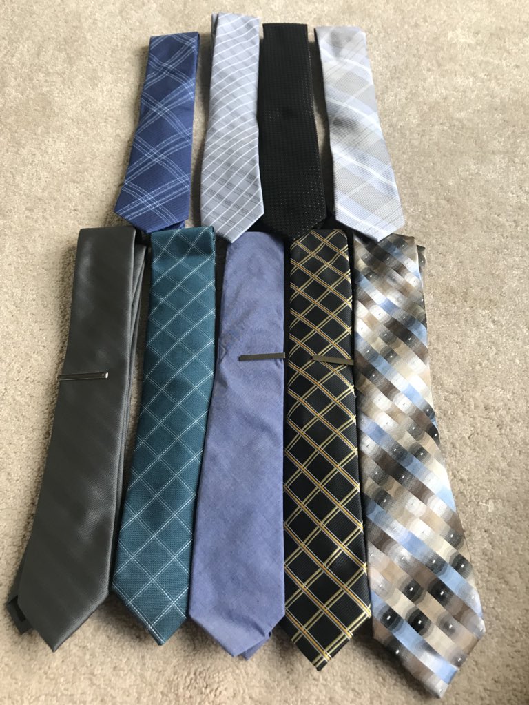 GeorgeCurcic's tweet photo. Nine new ties for less than $40 total. #SavyShopper https://t.co/UGJHlHFimt