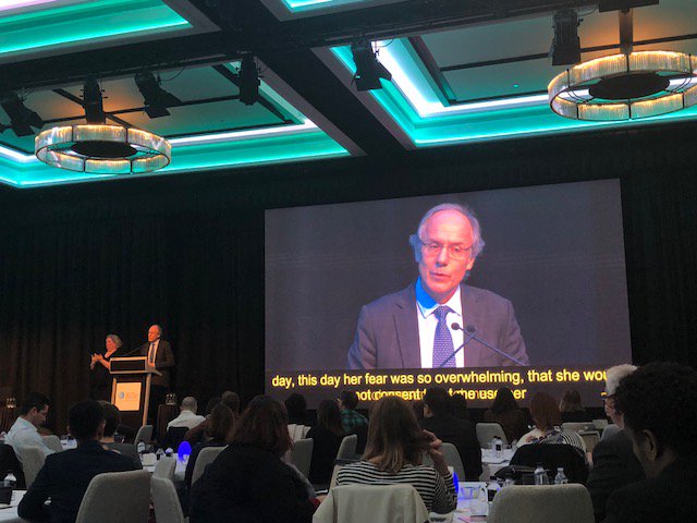 VerityFirth's tweet photo. UTS is the proud education partner of the @AusHumanRights 'Human Rights and Technology Conference in Sydney today.  Dr Alan Finkel delivering the opening keynote address. @UTSEngage @UTSSocialImpact #RightsTechAu https://t.co/0w7LFuT6Np