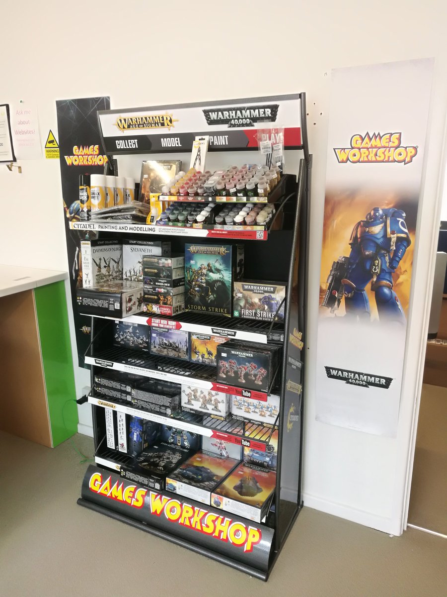 PlanbComputers's tweet image. Thanks for your interest in our newly stocked #GamesWorkshop products last week #WorcestershireHour We look forward to seeing more #gamers this week!
We stock #Warhammer #Citadel #TheHobbit and many more ... pop along to Plan B Computers Ltd to take a look! #GamersUnite #Evesham