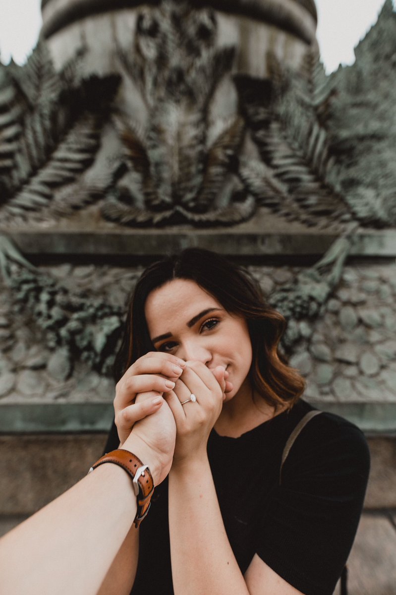 Today, on the exact spot I began talking with Erin in Hamburg, Germany I asked her to marry me. I’ve known since our first conversation you were the one. So, I can’t wait to call you my wife! Love you, Erin.