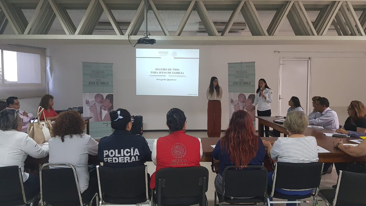 QroBienestar's tweet photo. Se llevó a cabo la Reunión de Vinculación con dependencias del Gobierno Federal por parte del Programa Seguro de Vida para Jefas de Familia. #SVJF #SedesolContigo https://t.co/9593PFoFr0