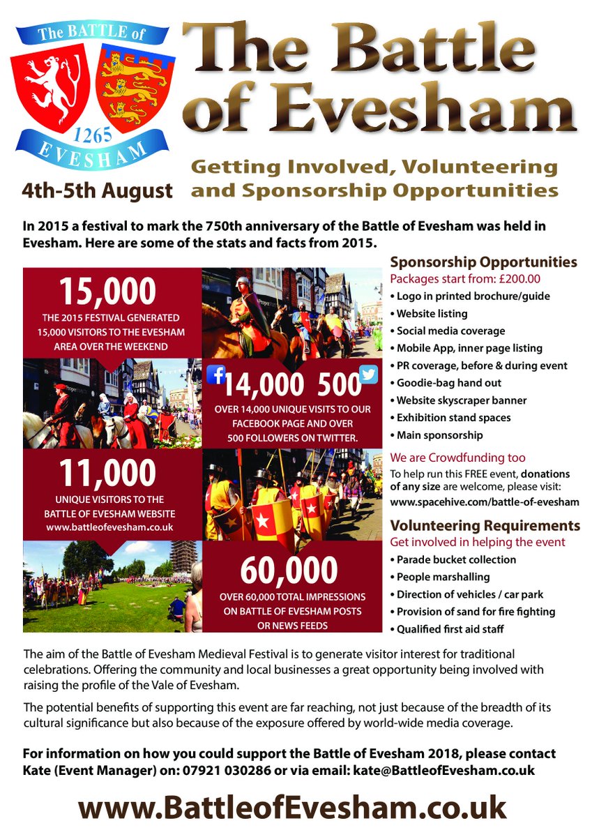 GoAppDesign's tweet image. We're proud to #sponsor @BoEvesham #sponsorship &amp;amp; #volunteering opportunities available #local #family #festival - you'll be in good company alongside @Wychavon @EveshamTC @eveshamrowing @Glide_Media @HainesWattsWorc @WorcAmbassadors battleofevesham.co.uk/Supporters/Spo…
