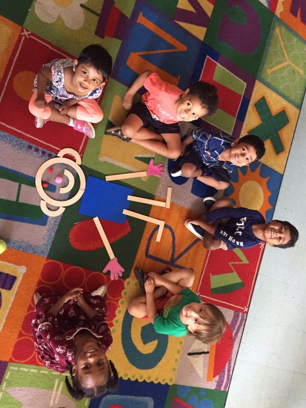 MissVaccarella's tweet photo. Summer Start's Newest & Youngest Learners Meeting Mat Man! #SPEFSummerStart2018 https://t.co/qaURIrSTCc