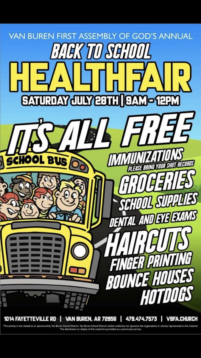 HealthVbsd's tweet photo. Please take advantage of this FREE clinic if your child needs immunizations or Kindergarten physicals to start school. https://t.co/owqnV6cHqx