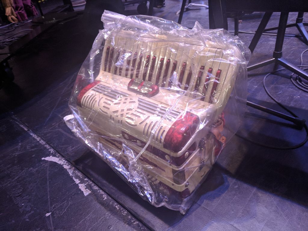 AlarmWillSound's tweet photo. How to ensure you get the freshest accordion. #2018MICF https://t.co/t0tk0RQkY2