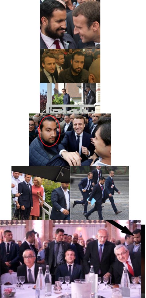 azi_azip's tweet photo. Depuis de nombreux mois un type chelou que personne ne connaît, suit le président à la trace!
On devrait peut être prévenir le ministre de l’intérieur ? 
#BenallaMacronGate 
#AffaireBenallaMacron https://t.co/5UVrNYwKB0