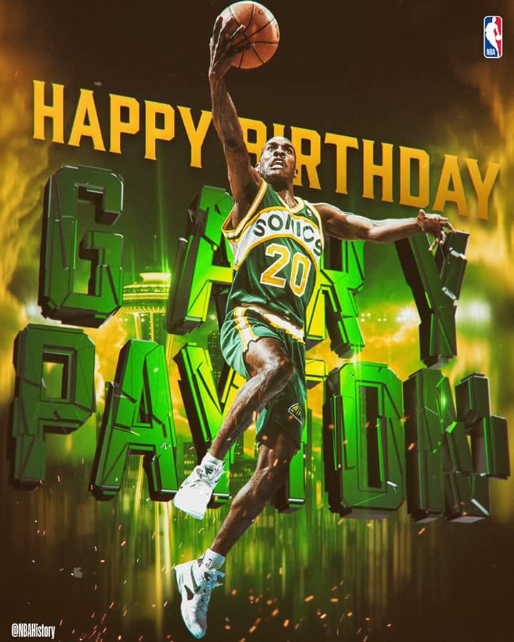 Happy birthday to the NBA Champ and Basketball Hall of Famer, Gary Payton! 