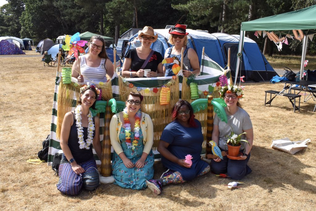 Fab weekend at <a href="/TeaAndTents/">Tea & Tents</a>. <a href="/HertsFedofWI/">Herts Fed of WI</a> well represented by @PuckeridgeWI <a href="/hertsbelleswi/">Herts Belles W.I.</a> Bricket Wood, London Conley and Lethworth #teaandtents #teaandtents2018