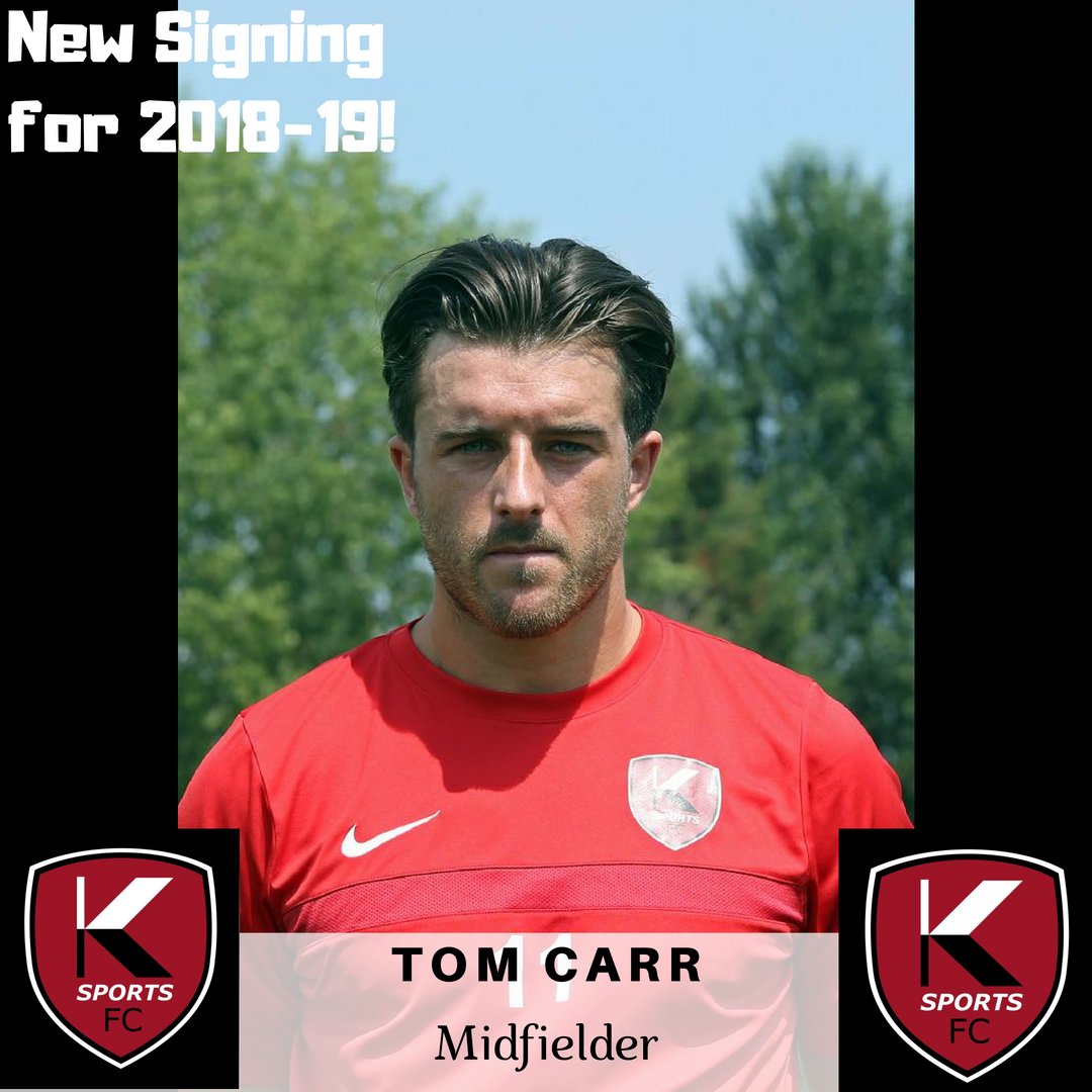 New Signing! We would like to welcome midfielder Tom Carr back to the club after a year away #upthepaperboys