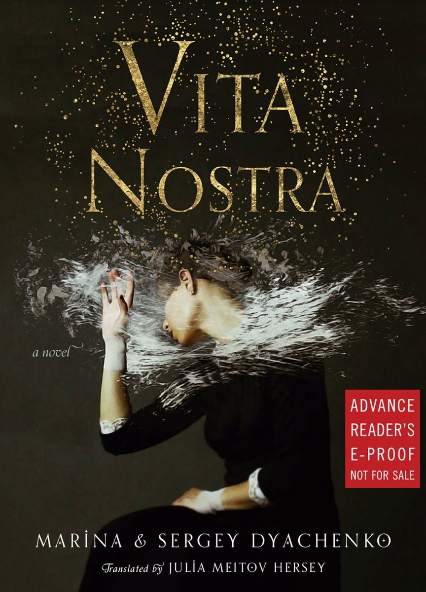 To say that I am excited to read #vitanostra is a huge understatement! This is probably my most anticipated book of the year! 🤩 Major thanks to @HarperVoyagerUS and @weiss_squad for the DRC, and to authors @DyachenkoW and translator @JuliaMeiHersey for it's creation! 💜