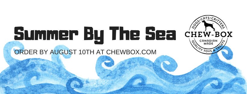 mychewbox's tweet photo. Order your "Summer by the Sea" #ChewBox for your Dog, Cat, or Critter before August 10th! 🌊🐱 https://t.co/cSghB27Gyu