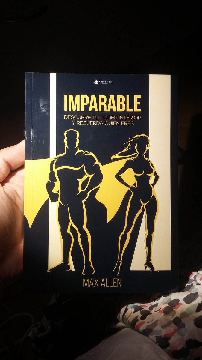SergioPineiro84's tweet photo. Sí quieres ser una persona #imparable, este es tu libro. Yo ya estoy a un paso menos de alcanzar mis #objetivos.
Gracias @MaxAllenArtist por darnos las herramientas.
#libroimparable #FelizLunes https://t.co/2vclWTOl2c