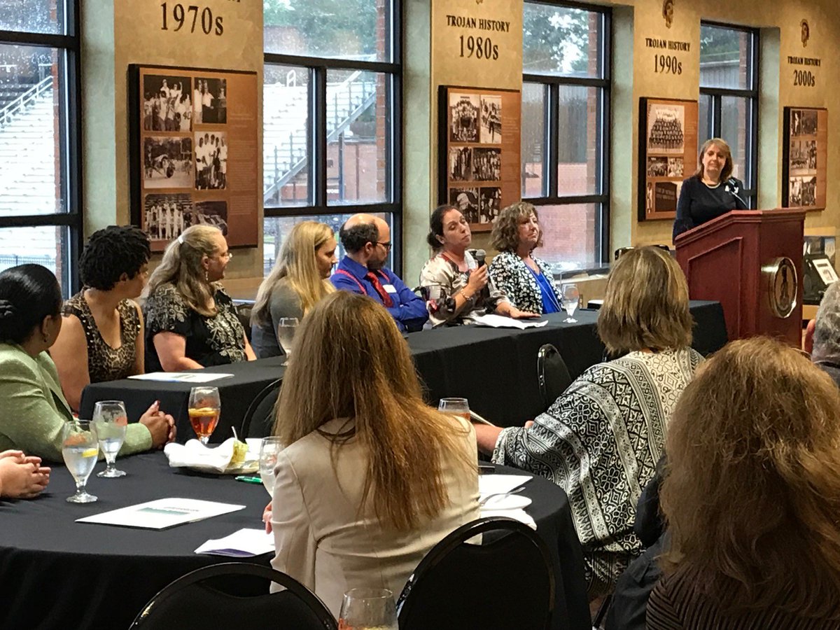 philanthropyATL's tweet photo. Stakeholders from across Carroll County and neighboring counties gathered to discuss issues related to college access and affordability last week.

The event was sponsored by @CFWGA and was part of the 2018 Education Collaborative Summit. https://t.co/1RtBG2J4b2