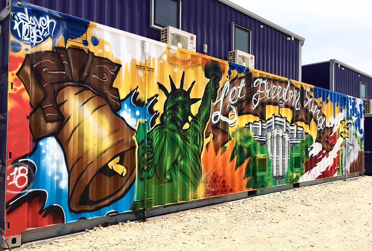 BOWS_'s tweet photo. Grand Prize Winner of the Snap and Share Art Walk: Let Freedom Ring Edition. 
Be part of the movement! Send us your best selfies! #FortWorth https://t.co/d1vBY81bL8