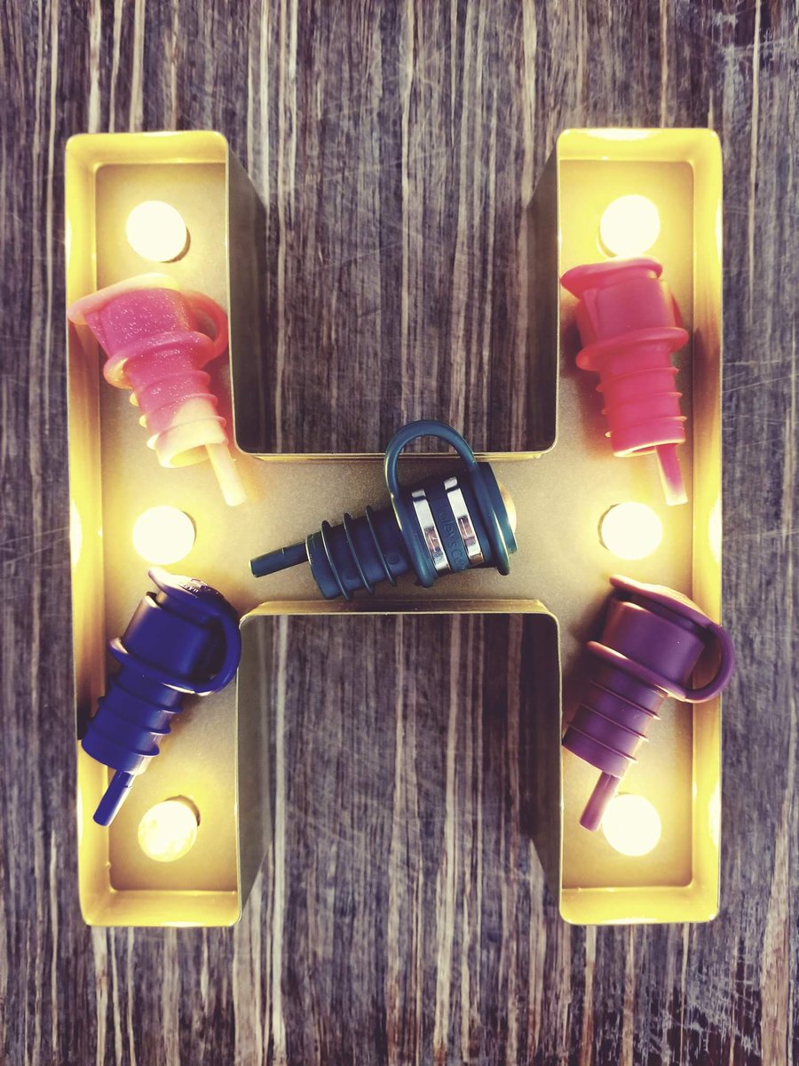 "H" is for Haley's Corker. The only 5 in 1 wine aerator, stopper, filter, recorker, and pourer you will ever need. Have a great Monday wine lovers! #wine #winelover #MondayMotivation