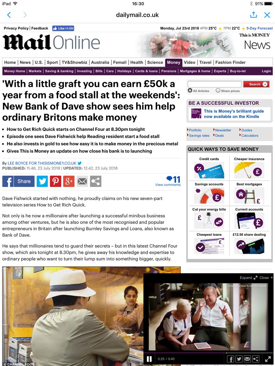 FishwickDavid's tweet image. Its starting now!!
Check out 1st episode of our new series
How To Get Rich Quick @Channel4 + 1 at 9.30pm
#GETRICHQUICK #HTGRQ  @littlegemtv