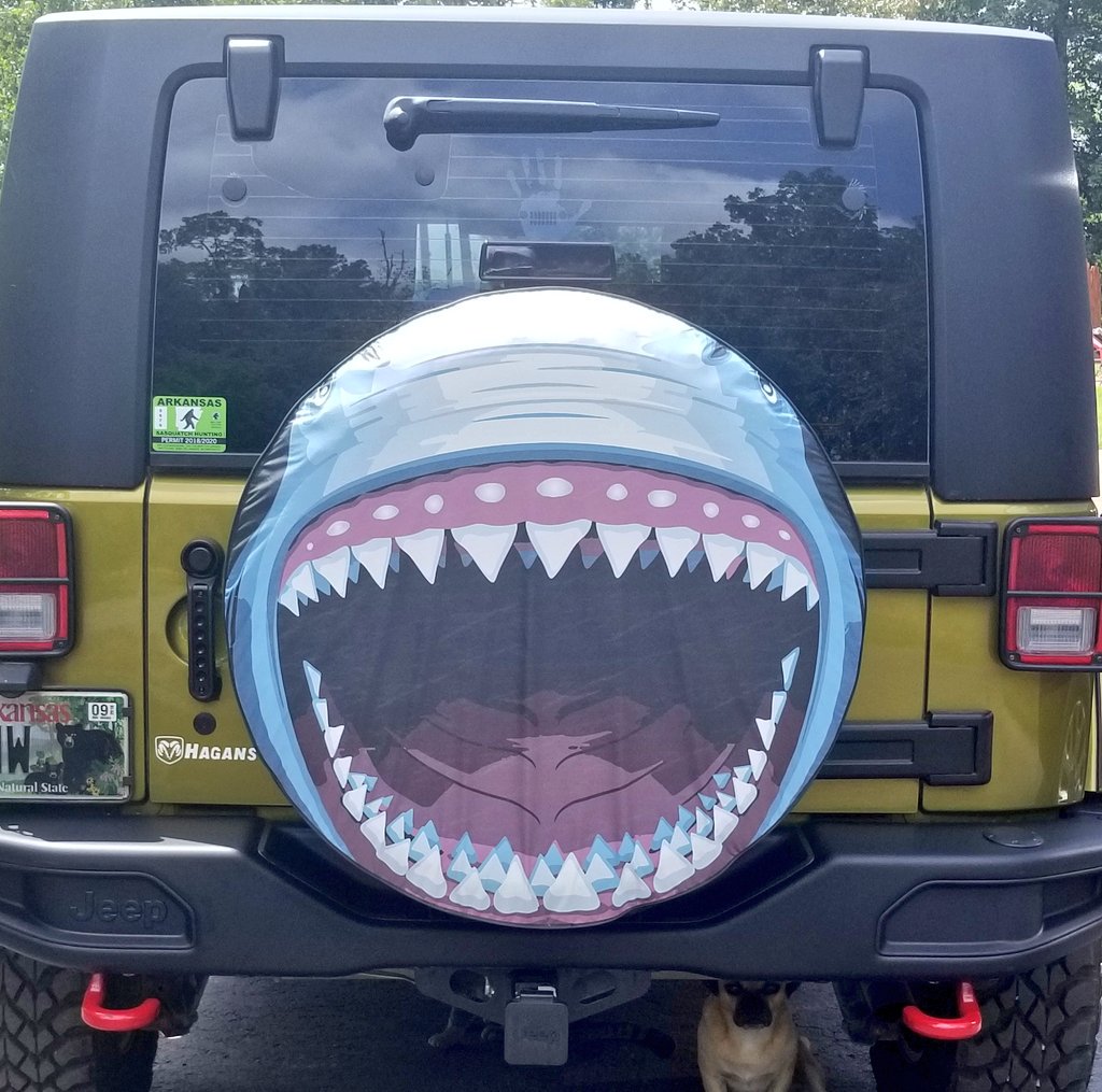 Ready for Shark Week!! #sharkweek #jeep #jeeplife