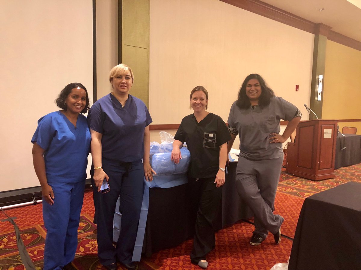 KomalBajajMD's tweet photo. Simulationistas ⁦@DenaGoffmanMD⁩ ⁦@anjiewithaj⁩  &amp; @SepidehMehriMD after an awesome workshop on insitu simulation at @ACOGD2/⁦@GNYHA⁩/NYSPC NYS Obstetric Hemorrhage Project. #maternalmortality #HealthSimNYC https://t.co/jycyjijjTv
