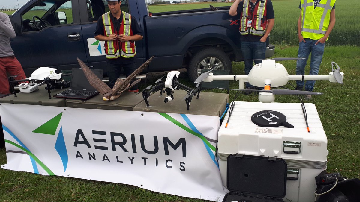KieranQuirke's tweet photo. At the @SmartAirports Conference today through Wednesday with professionals from around the world.

Great tour of all the work going on @FlyEIA this morning, including demonstrations by @absoluteburner and @AeriumAnalytics' Robird UAV!

#econdev #Alberta #ableg
@LeducNisku https://t.co/reoOHGkZON