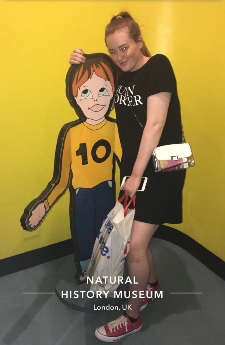 louiseruby17's tweet photo. Me new mush haha he even has ginger hair 😂 #naturalhistorymusuem #thegingersthatfoundeachother @MillicentB17 https://t.co/s2cl0tAqHJ