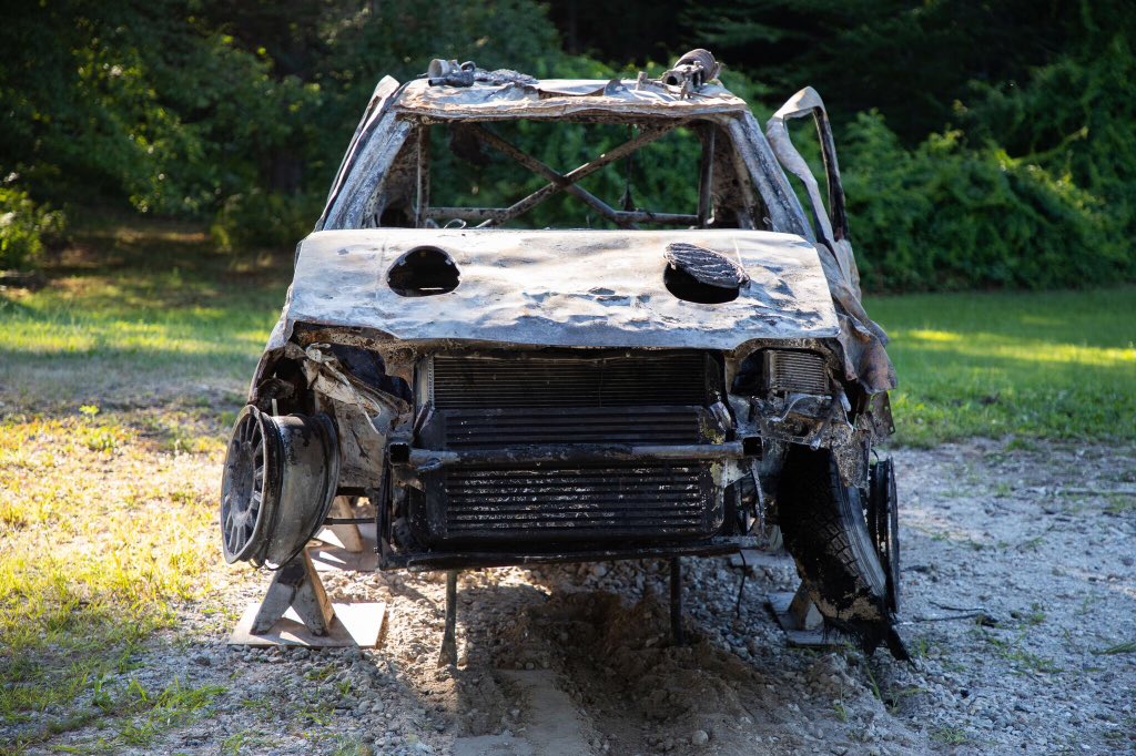 kblock43's tweet image. Check out this gallery of the charred remains of my Ford Escort RS Cossie. Sad sight to see - still surreal how quick that fire started. #RIPCossie #BlockEscortCossie