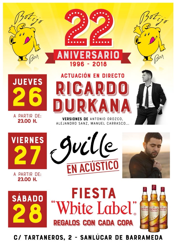 durkana's tweet photo. Este Jueves 26 a partir de las 23:00, de nuevo en pleno centro de Sanlúcar de Barrameda, en Botijo Bar!!! https://t.co/tHGfRfIcJ6