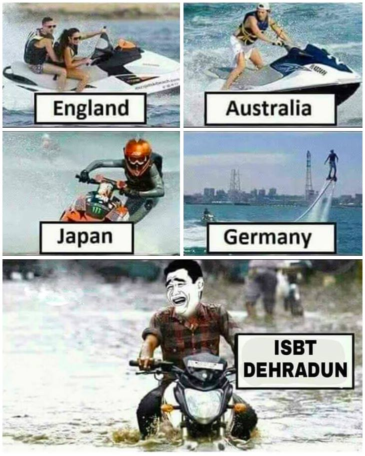 NamasteDehradun's tweet photo. Oh damn! this is true 🙈 #ISBTDehradun #DehradunRains #RainReality #NamasteDehradun https://t.co/gcEM3AfPz2