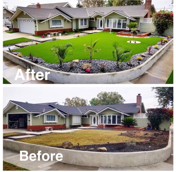 GreenForeverCA's tweet photo. We can give you some Green Forever Curb appeal, installed in 1 day for as low as $49.99 a month! Call today to schedule a Free Estimate 833-887-3669.. No Money Down, 15 year Warranty, Financing Available! #greenforever #artificialgrass #syntheticturf #nomoneydown #curbappeal https://t.co/ieWYMCdgrg