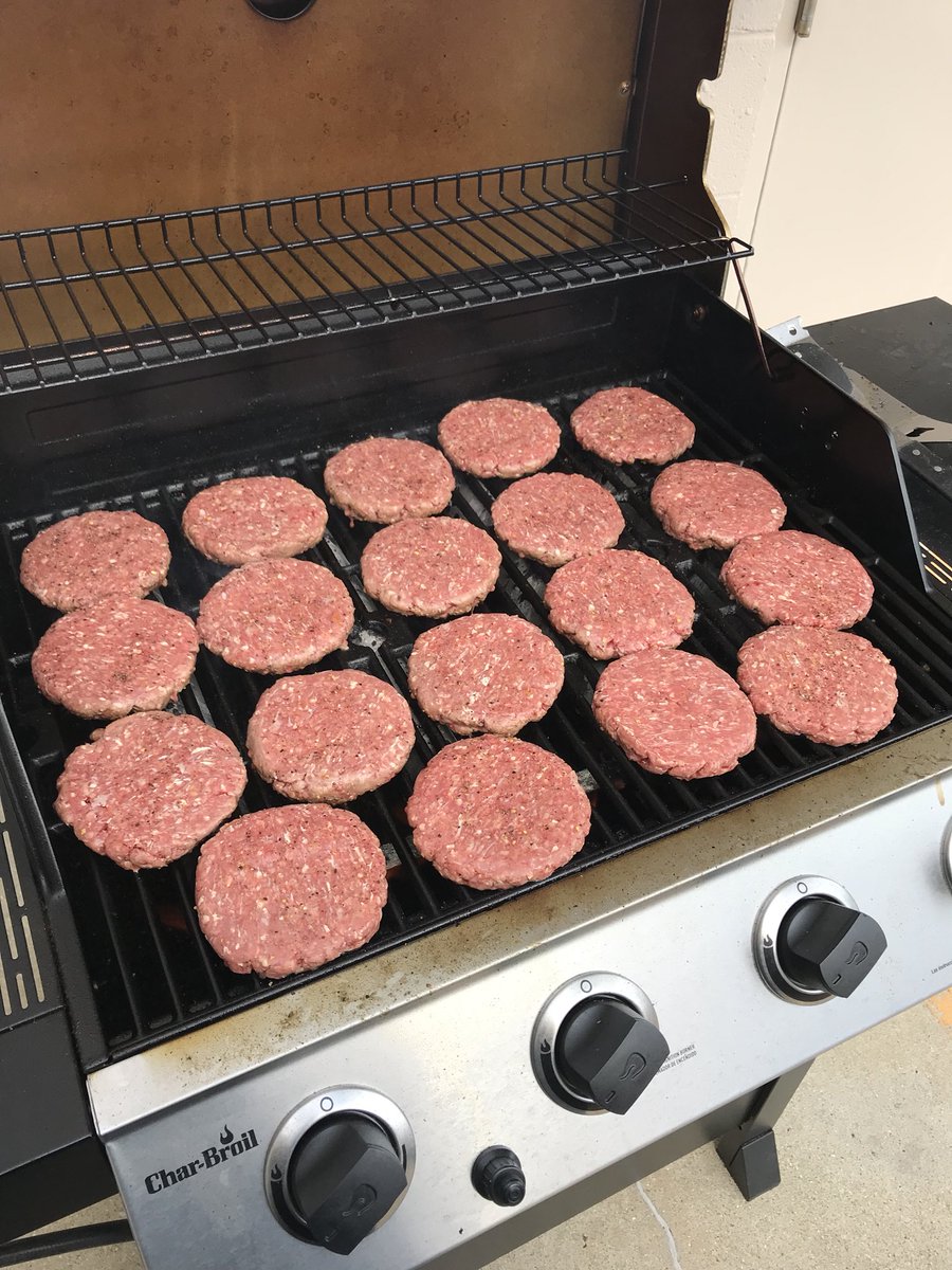Next round of burgers on the grill for the afternoon and evening associates.  We’re grilling all day long!!@HR4Connected 
@HRMLowesTHE245